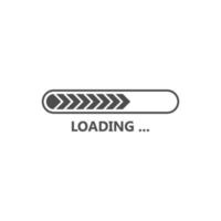 Loading icon design illustration vector