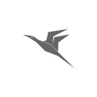 ilustración de icono de logotipo de pájaro vector