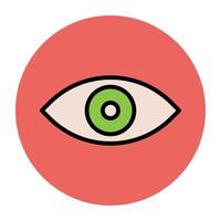 Trendy Eye Concepts vector