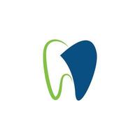 diente, diseño de logotipo de icono dental vector