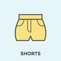 Trendy Shorts Concepts vector