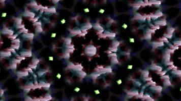Pixel sort flower pattern kaleidoscope pattern abstract animation video