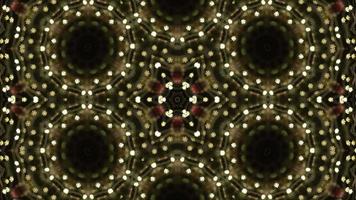 Kaleidoskop blinkende Bokeh-Lichteffektanimation video