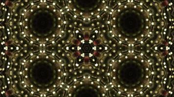 Kaleidoscope blinking bokeh lighting effect animation video