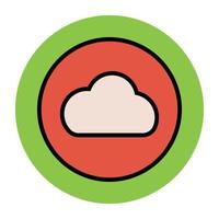 Trendy Cloud Concepts vector