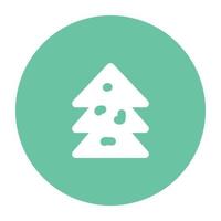 Trendy Winter Tree vector