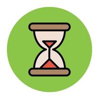 Trendy Hourglass Concepts vector