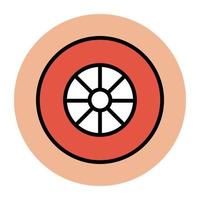 Trendy Wheel Concepts vector