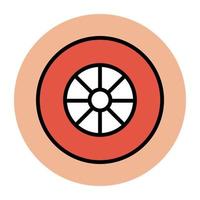 Trendy Wheel Concepts vector