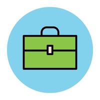 Trendy Briefcase Concepts vector