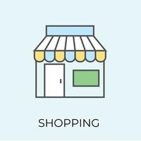 Trendy Shop Concepts vector