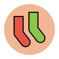 Trendy Socks Concepts vector