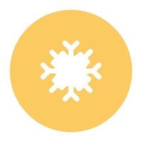 Trendy Crystal Flake vector