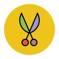 Trendy Scissors Concepts vector