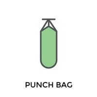 Trendy Punch Bag vector