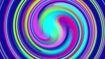 Circular colorful pattern abstract animation background video