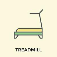 Trendy Treadmill Concepts vector