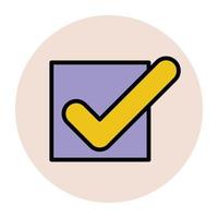 Trendy Checkmark Concepts vector