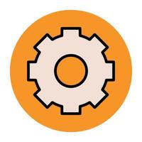 Trendy Cog Concepts vector