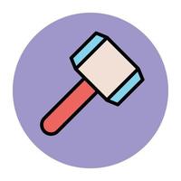 Trendy Gavel Concepts vector