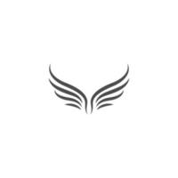 Wings logo icon illustration vector