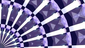 Glow purple kaleidoscope shining pattern animation video