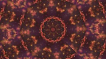 Flower pattern abstract kaleidoscopic chakra abstract video