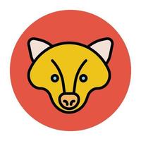 Trendy Fox Concepts vector