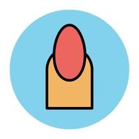 Trendy Nail Concepts vector