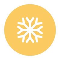 Trendy Crystal Flake vector