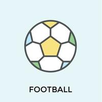 Trendy Football Concepts vector