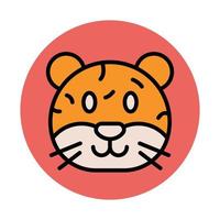 Trendy Tiger Concepts vector