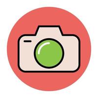 Trendy Camera Concepts vector