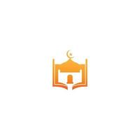 Mosque logo icon design template vector