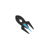 Rocket icon logo illustration design vector