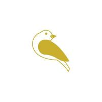 Goldfinch icon logo template vector