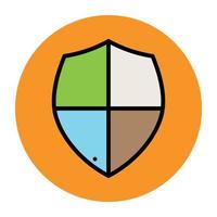 Trendy Shield Concepts vector