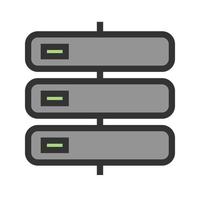 Storage Filled Line Icon vector