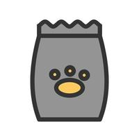 Pet Food I Filled Line Icon vector