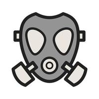 Oxygen Mask Filled Line Icon vector