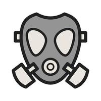 Oxygen Mask Filled Line Icon vector