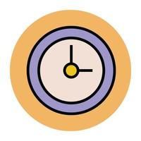 conceptos de reloj de moda vector