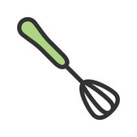 Beater Filled Line Icon vector