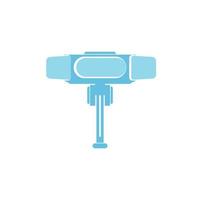 Microphone icon design illustration vector