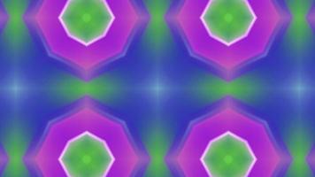 Kaleidoscopic abstract animation background video