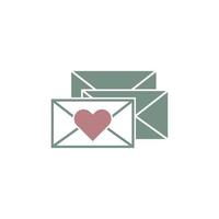 Envelope icon, mail icon illustration vector