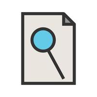 Find in Page Filled Line Icon vector