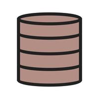 Data Center Filled Line Icon vector