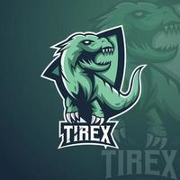 Tirex mascot logo design