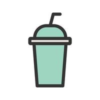 Frappe II Filled Line Icon vector